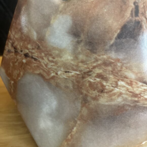 Toyo Quarry Collection MCM Marble Pattern Vase (Japan) 7 1/4”H Unique Shape ART - Picture 13 of 16